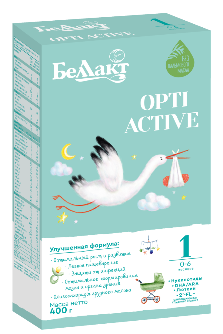 Смесь сухая молочная начальная адаптированная «BELLAKT ОPTI ACTIVE 1»